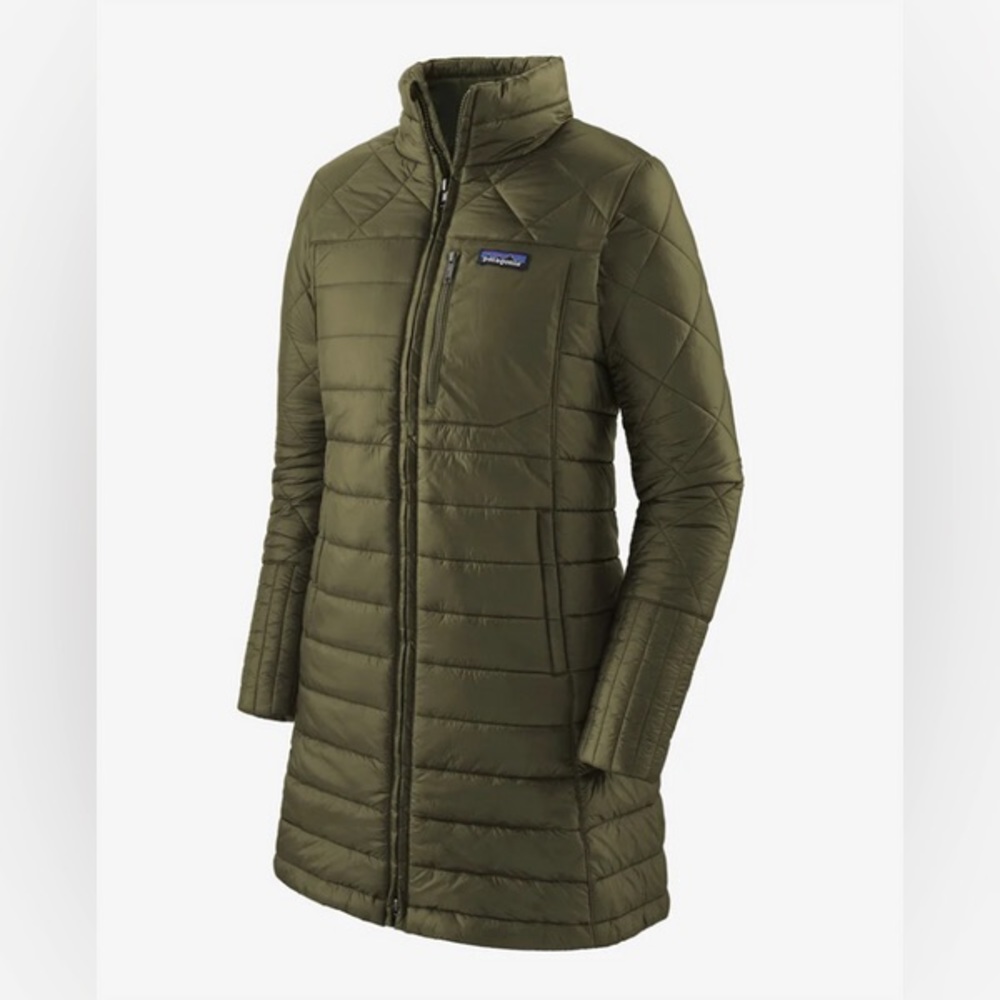 LIKE NEW Patagonia Women’s Radalie Water Repellent Parka Basin Green XS - Picture 10 of 10